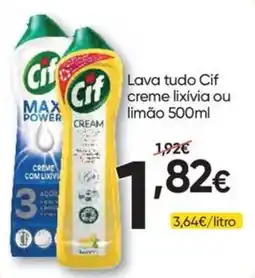 Froiz Lava tudo Cif promoção