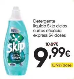 Froiz Detergente líquido skip ciclos curtos promoção