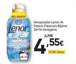 Froiz Amaciador lenor ar fresco frescura alpina promoção