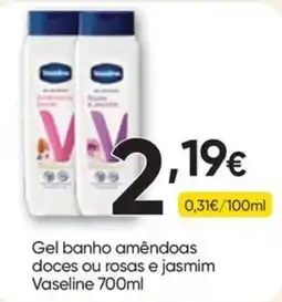 Froiz Gel banho amêndoas doces ou rosas e jasmim Vaseline promoção