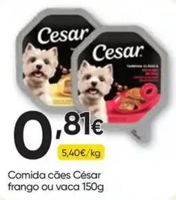 Froiz comida cães cesar frango ou vaca promoção