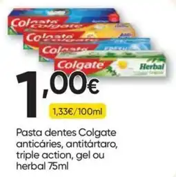 Froiz Pasta dentes colgate anticáries, antitártaro, triple action, gel ou herbal promoção