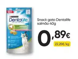 Froiz Snack gato Dentalife salmão promoção