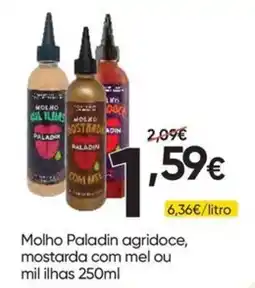 Froiz molho paladin agridoce, mostarda com mel ou mil ilhas 250ml promoção