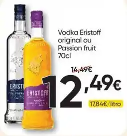 Froiz Vodka Eristoff original ou Passion fruit promoção