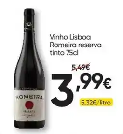Froiz Vinho lisboa romeira reserva tinto promoção