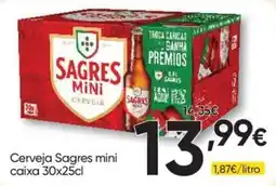 Froiz Cerveja Sagres mini promoção