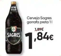 Froiz Cerveja Sagres garrafa preta promoção