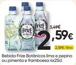 Froiz Bebida Frize Botânicos lima e pepino ou pimenta e framboesa promoção