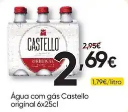 Froiz Água com gás Castello original promoção