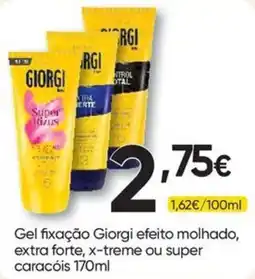 Froiz Gel fixação Giorgi efeito molhado promoção
