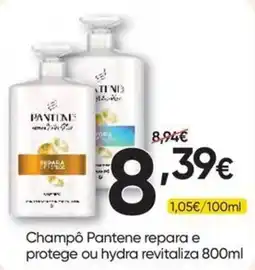 Froiz Champô Pantene repara e protege ou hydra revitaliza promoção