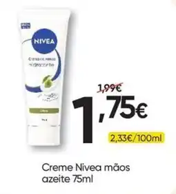 Froiz Creme Nivea mãos azeite promoção