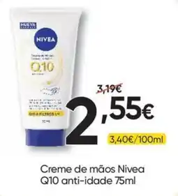 Froiz Creme de mãos Nivea Q10 anti-idade promoção