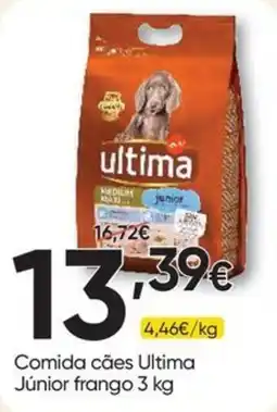Froiz Comida cães Ultima Júnior frango promoção