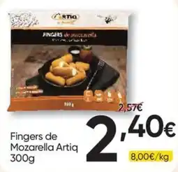 Froiz Fingers de Mozzarella Artiq promoção