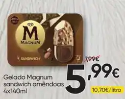 Froiz gelado magnum sandwich amêndoas promoção