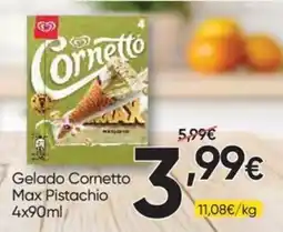 Froiz Gelado Cornetto Max Pistachio promoção