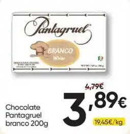 Froiz Chocolate Pantagruel branco promoção