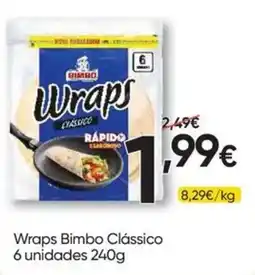Froiz Wraps Bimbo Clássico promoção