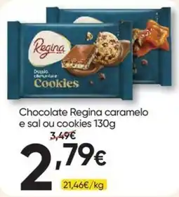 Froiz Chocolate Regina caramelo e sal ou cookies promoção