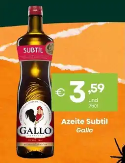 Roque Supermercados Azeite Subtil Gallo promoção