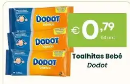 Roque Supermercados Toalhitas Bebé Dodot promoção