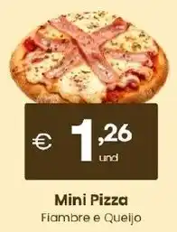 Roque Supermercados Mini Pizza Fiambre e Queijo promoção