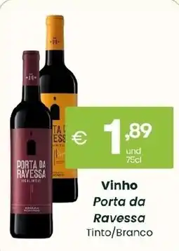 Roque Supermercados Vinho Porta da Ravessa Tinto/Branco promoção