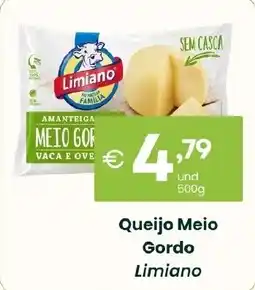 Roque Supermercados Queijo Meio Gordo Limiano promoção
