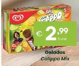 Roque Supermercados Gelados Calippo Mix promoção