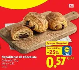 Lidl com - napolitanas de chocolate promoção