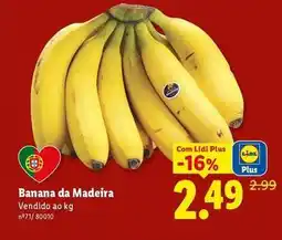 Lidl Madeira - banana da madeira promoção