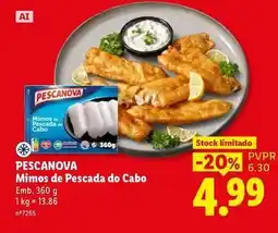 Lidl Pescanova - mimos de pescada do cabo promoção