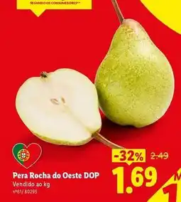 Lidl Pera rocha do oeste dop promoção