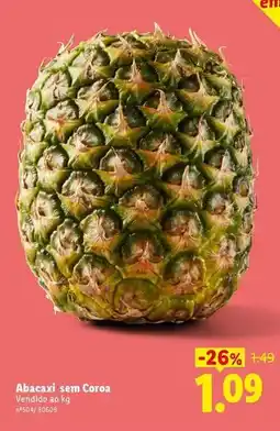 Lidl Abacaxi sem coroa promoção