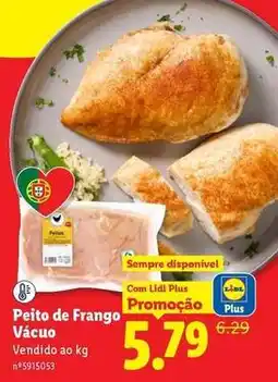 Lidl com - peito de frango vacuo promoção