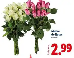 Lidl Molho de rosas promoção