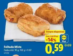 Lidl com - folhado misto promoção