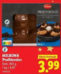 Lidl Milbona - profiteroles promoção