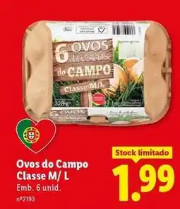 Lidl Ovos do campo classe promoção