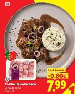 Lidl Nacional - coelho desmanchado promoção