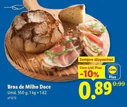 Lidl com - broa de milho doce promoção