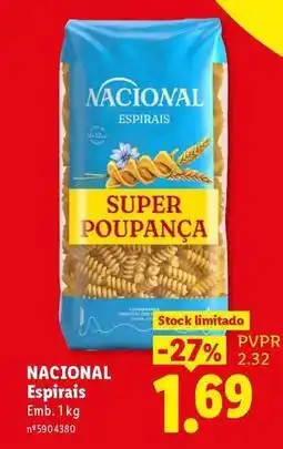 Lidl Nacional - espirais promoção