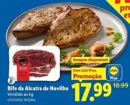 Lidl Nacional - bife da alcatra de novilho promoção