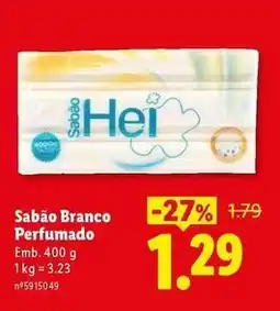 Lidl Sabão branco perfumado promoção