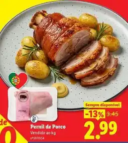 Lidl Pernil de porco promoção