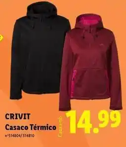 Lidl Crivit - casaco térmico promoção