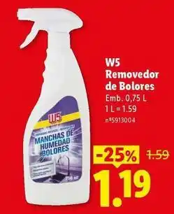 Lidl W5 - removedor de bolores promoção