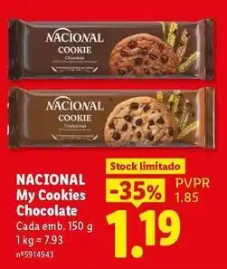 Lidl Nacional - my cookies chocolate promoção